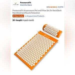 NEW Accupressure Mat & Pillow
